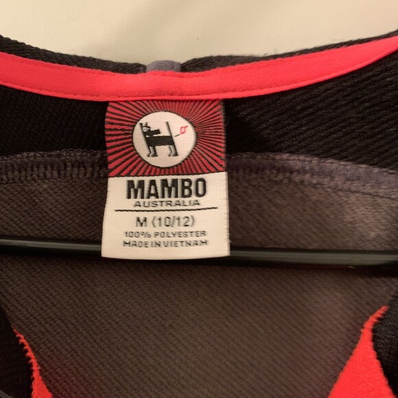 Mambo Australia Boys  Zip Up Track Jacket Athletic Size M 10/12 Multicolor - Picture 3 of 11